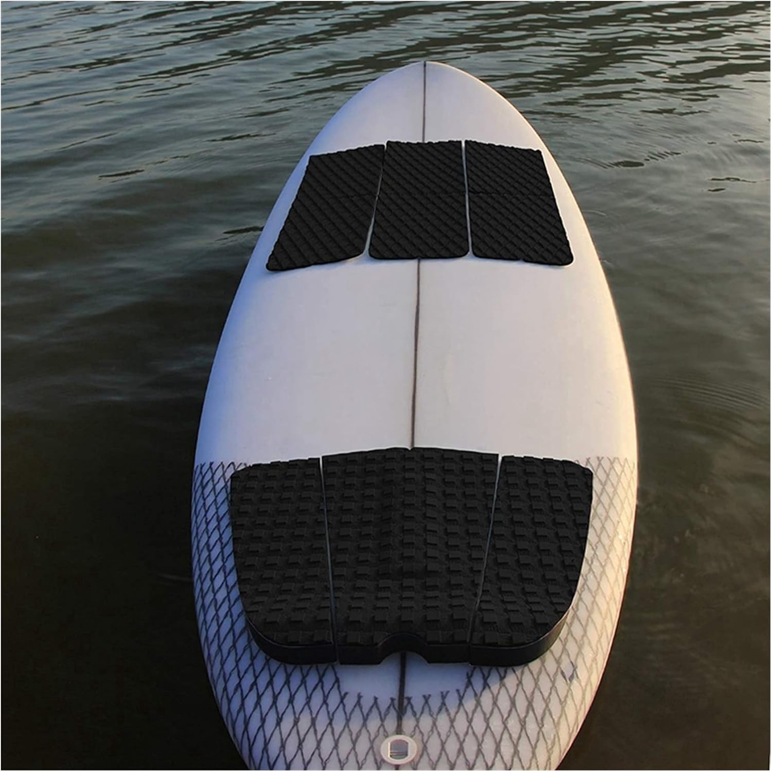 Surfboard Deck Traction Pad Board EVA Anti-Skid Pad with 3M Adhesive Deck Pad for Boat Deck,Kayaking,Surfboard,Vertical Paddle Boat