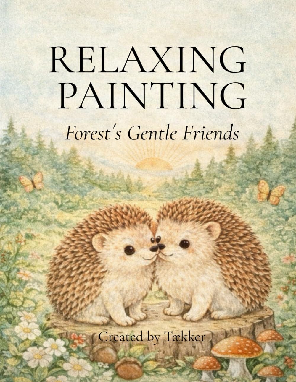 Relaxing Painting: Forest´s Gentle Friends