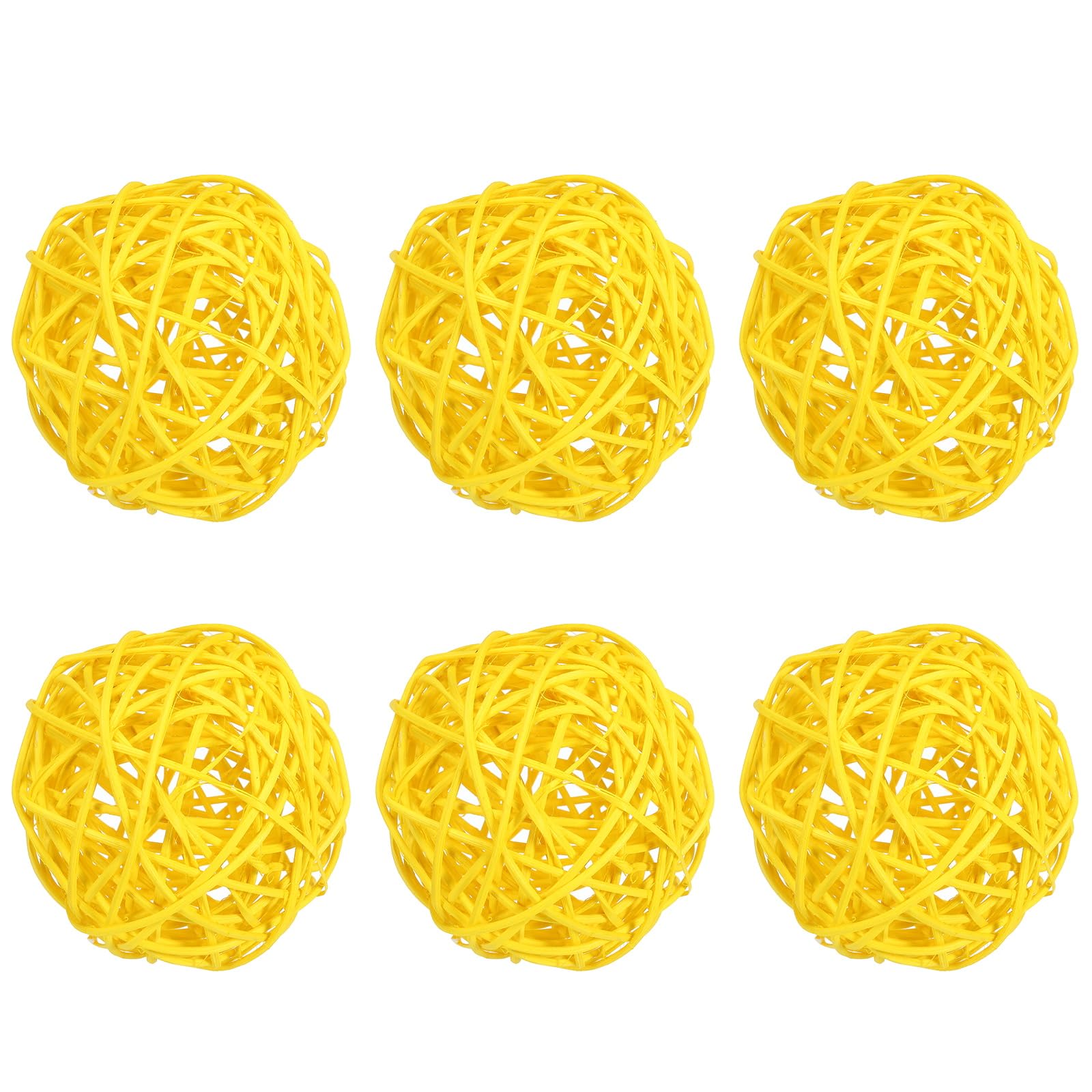 Boules en rotin tressé décoratives pour embellir vos bols de salon