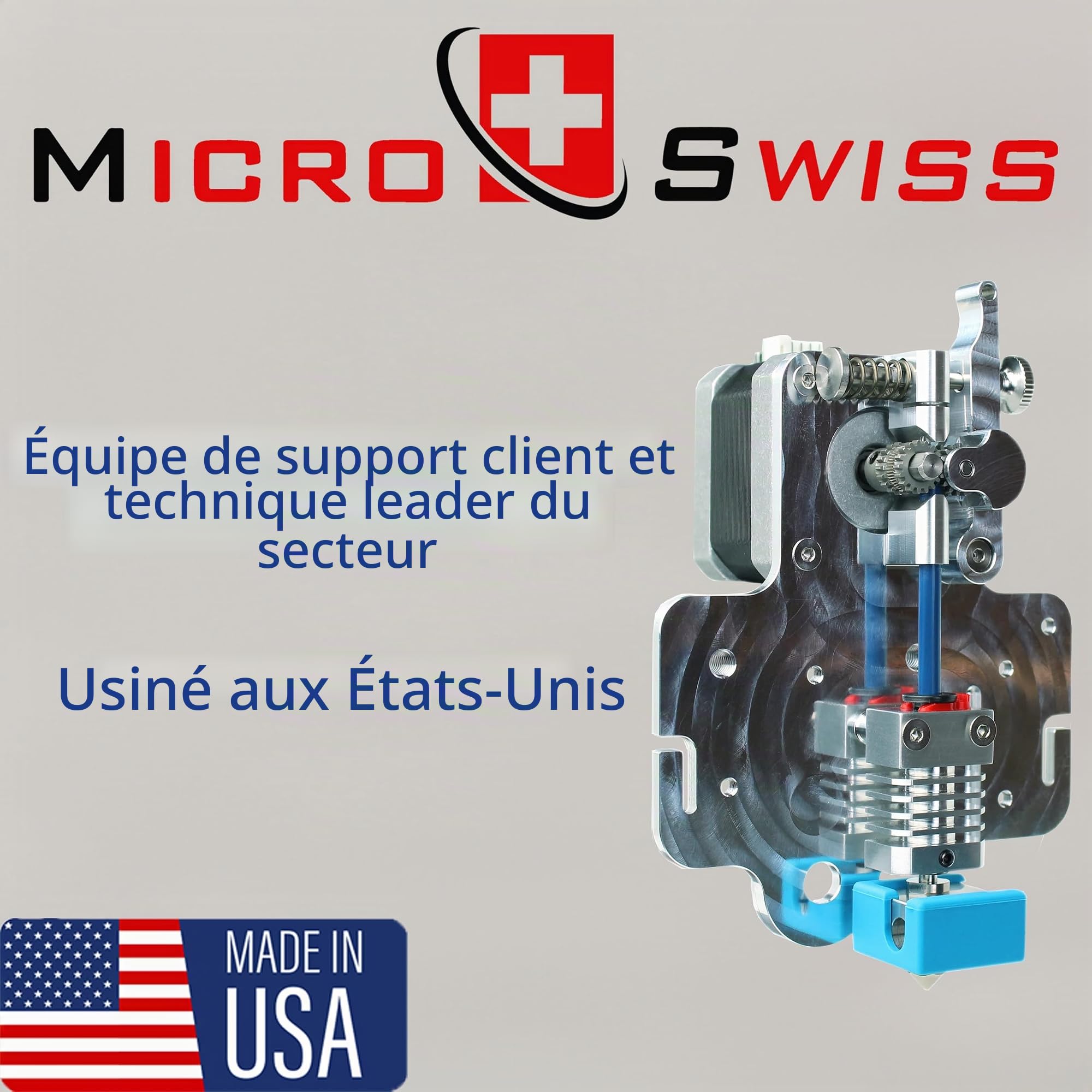 Micro Swiss Extrudeuse à entraînement direct avec Hotend pour Creality Ender 5
