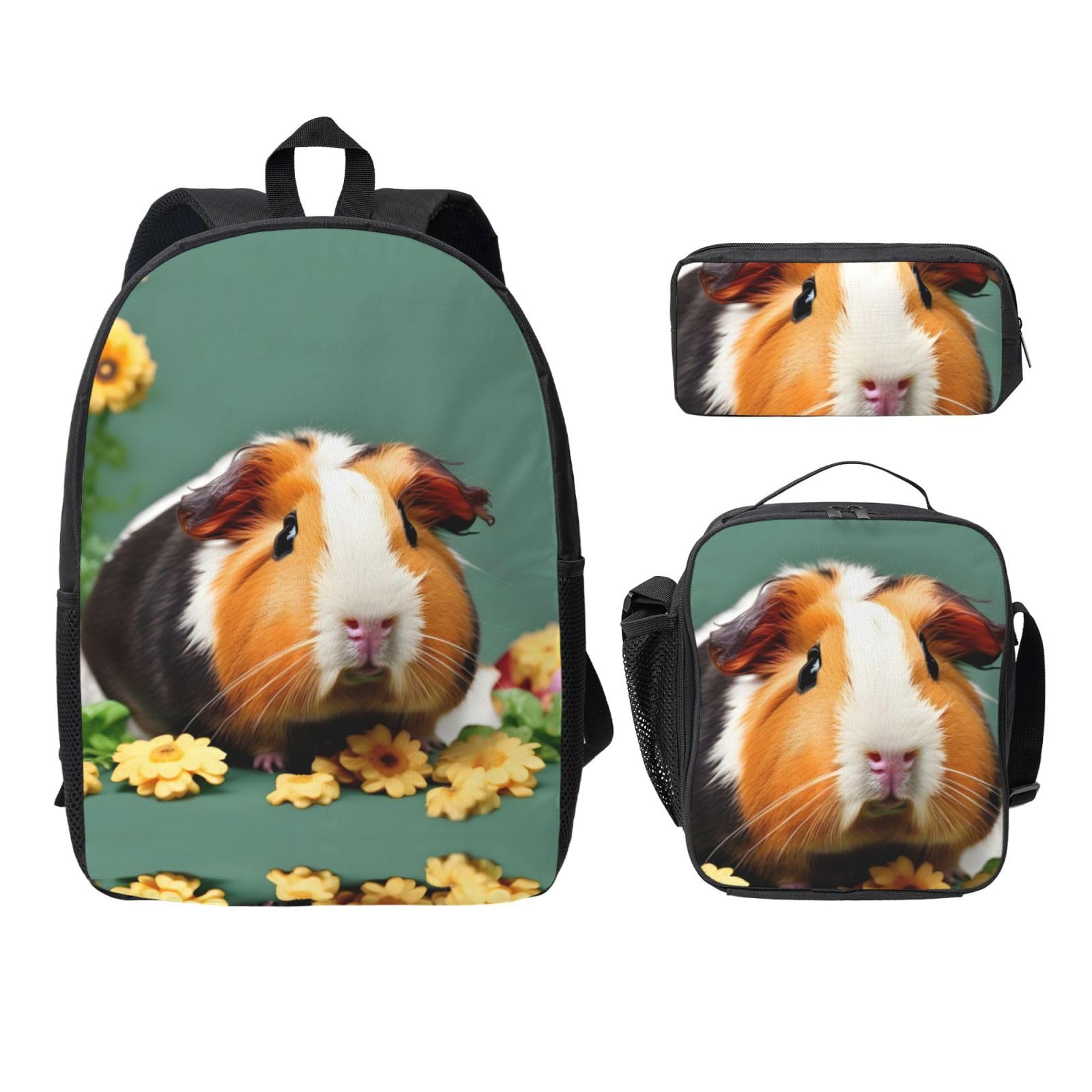 Sac à dos école intermédiaire cochon d'inde style unique - 8