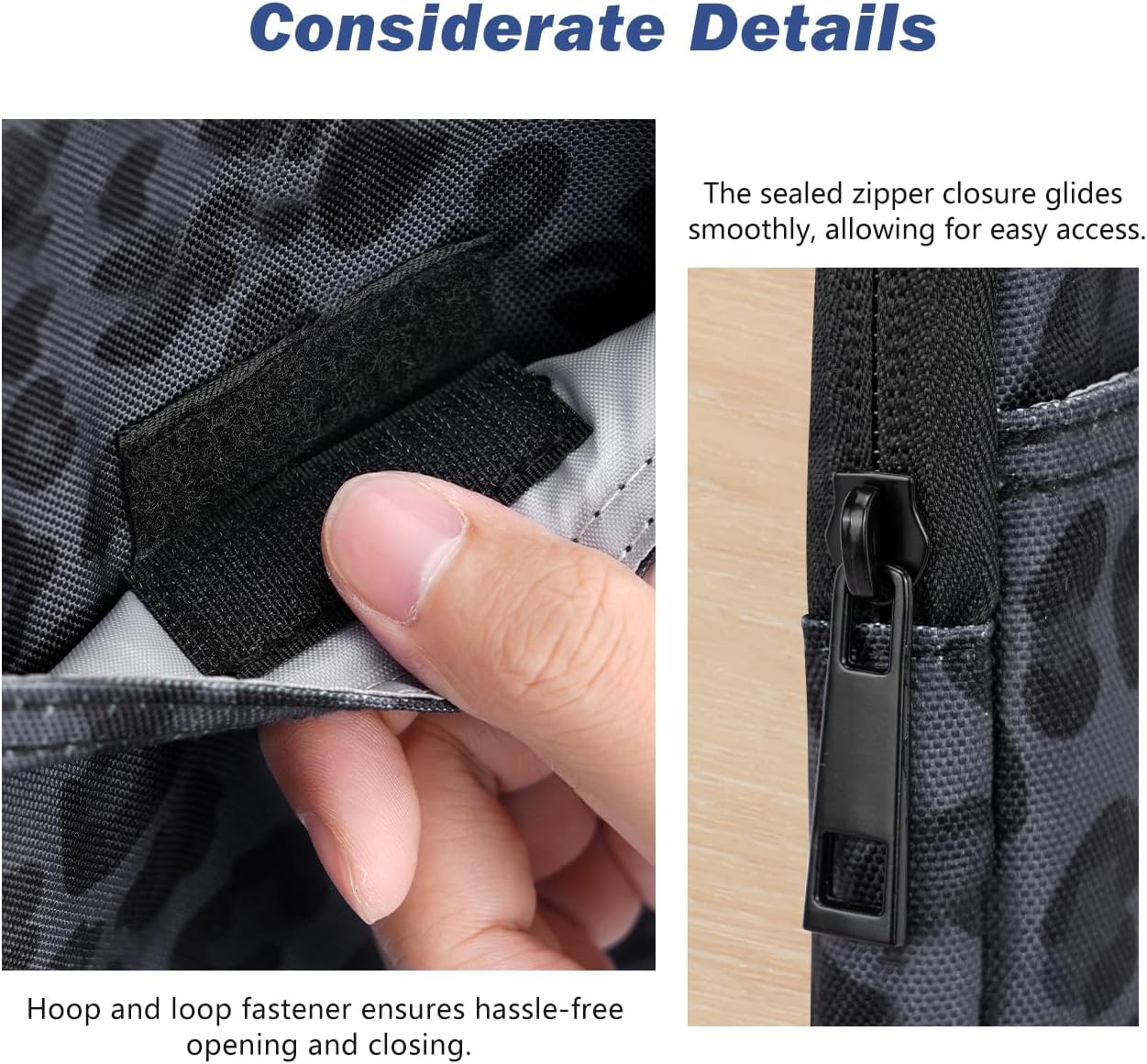 Dadanism 6-7 Inch Universal Padded Sleeve for 7" Colorsoft Signature Edition eReader 2024 and 6" eReader Book, Protective Sleeve Pouch Bag Carrying Case for Kobo E-Reader, Leopard
