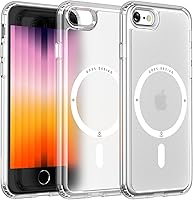 Vista 60 de ONES Funda delgada transparente para iPhone 8 Plus/7 Plus, PC + TPU híbrido, protección contra caídas de grado militar [antiamarillamiento], funda