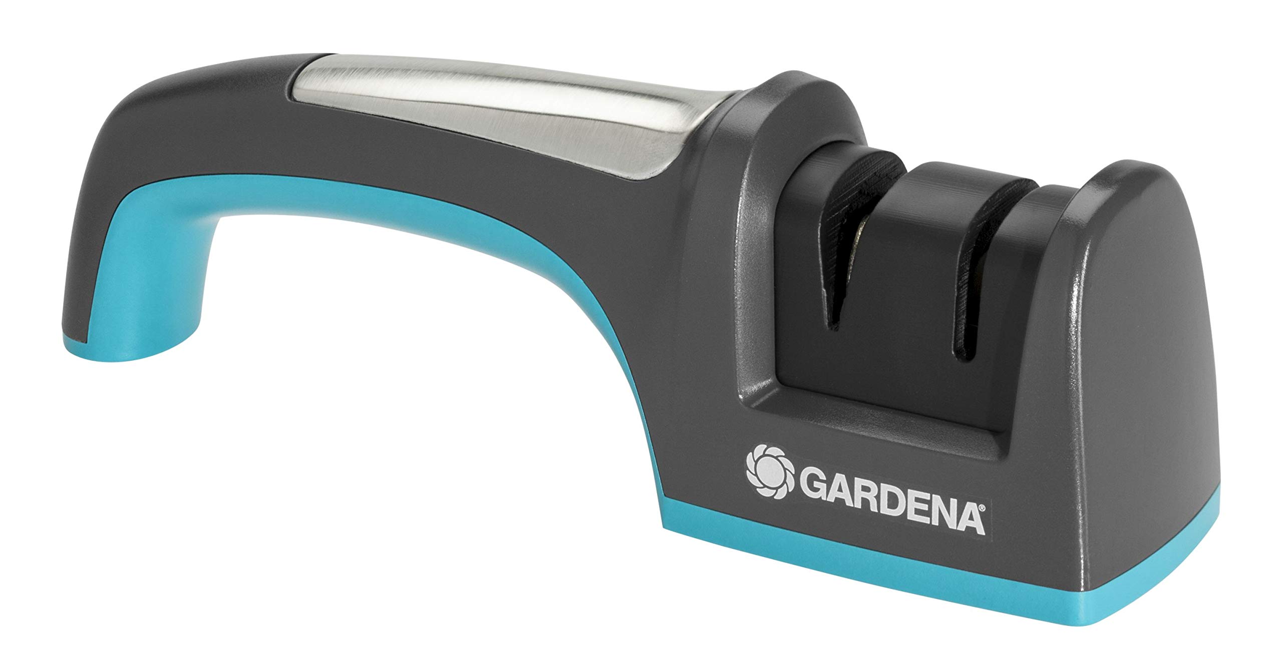 Gardena Universalbeil 900 B: Handliches Beil für Garten und Outdooraktivitäten (8713-48), Schwarz & Messer- und Axtschärfer: Schleifgerät zum Schärfen von Messer- und Axtklingen (8712-20)