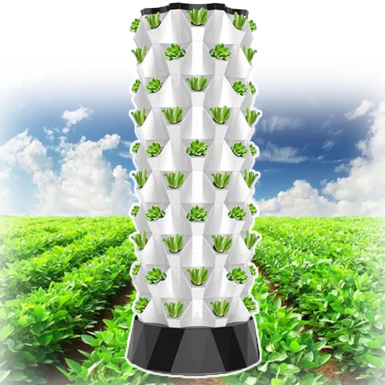 ylpddmm Hydroponic Tower Growing System 8floors