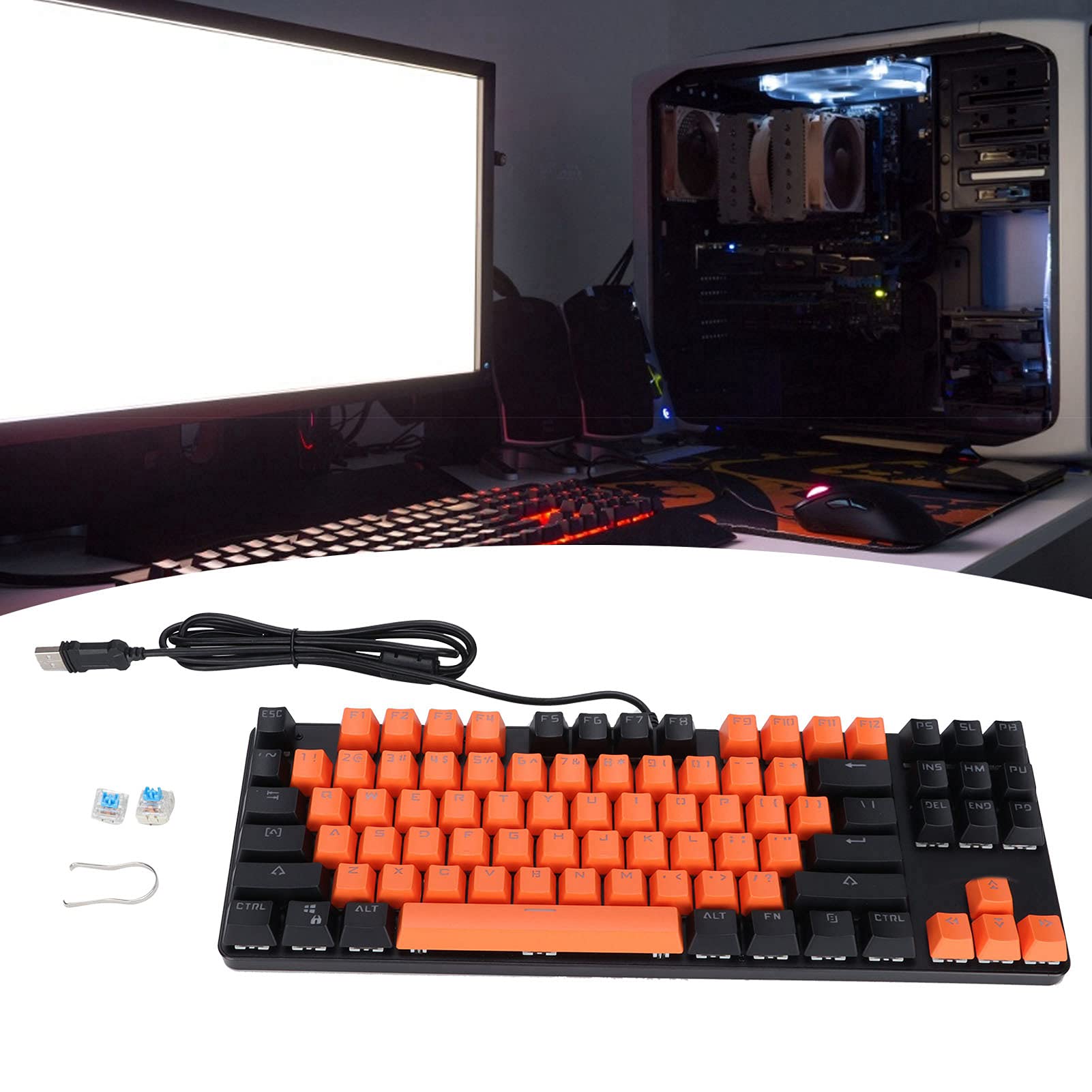 Amazon | メカニカル キーボード、バックライト モード、家庭および