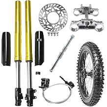 60/100-14 Wheel Disc Brake with 735mm 45mm /48mm Front Forks Kit for Pit Dirt Bike 90cc 110cc 125cc Thumpstar, Atomik, Pitpro, SSR, Taotao, Coolster, Apollo, KX65 CRF70