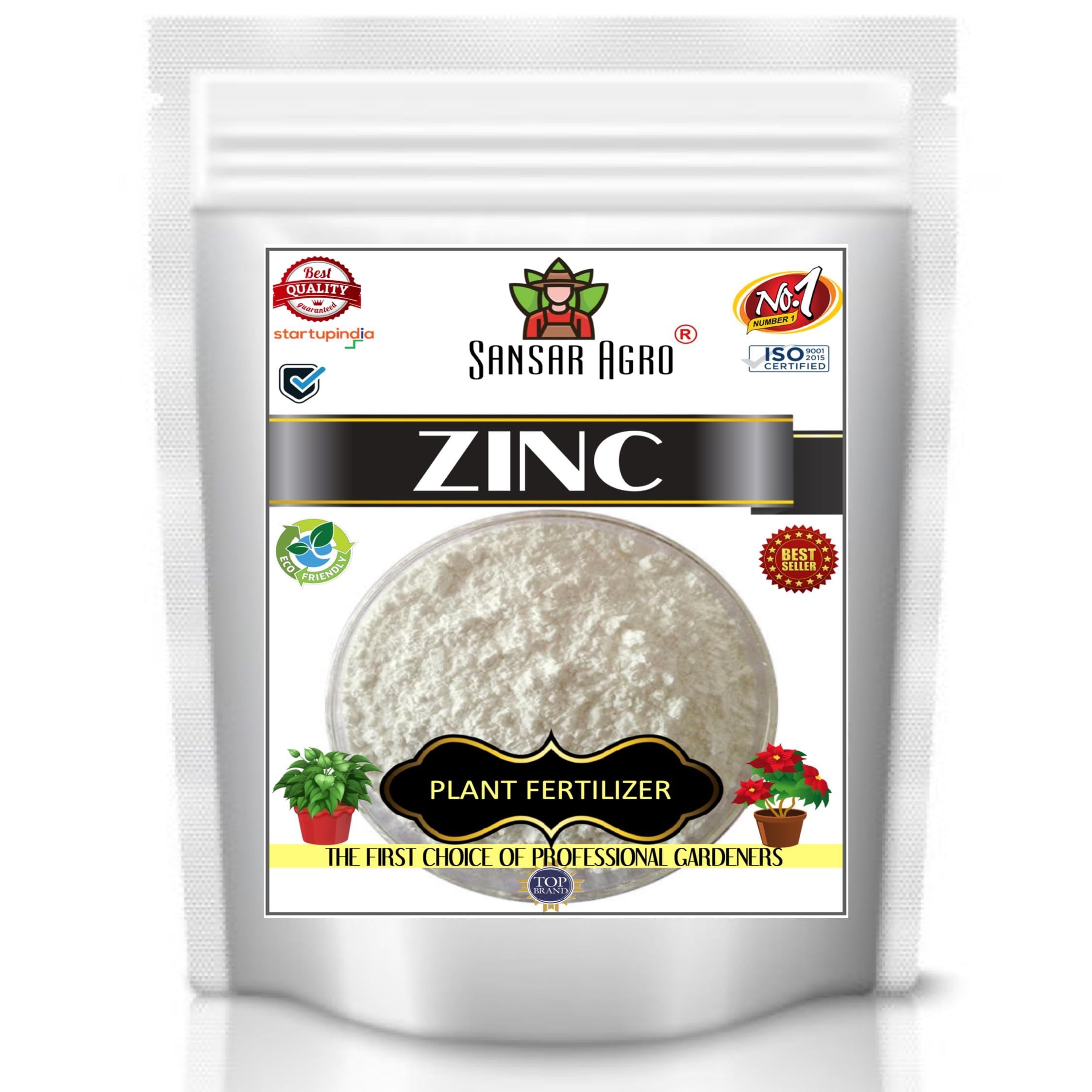 Sansar Agro® Zinc, Essential plant Fertilizer for Plants (900 gm) (B09BQYSSCP) Amazon Price History, Amazon Price Tracker