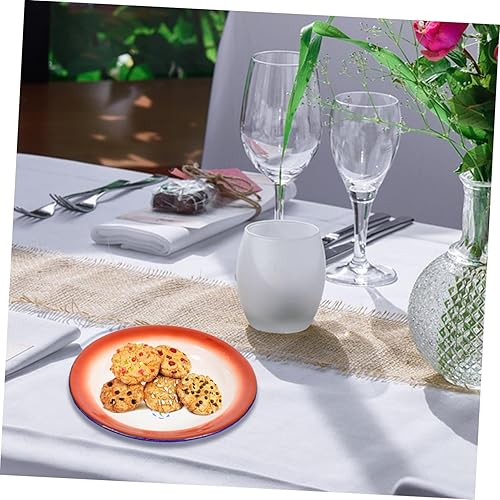 Miniatura 8 de Didiseaon Plato de esmalte vintage de 3 uds. Plato esmaltado Cuenco de cena de cerámica Bandeja de comida esmaltada Cuenca de cocina Plato de servir