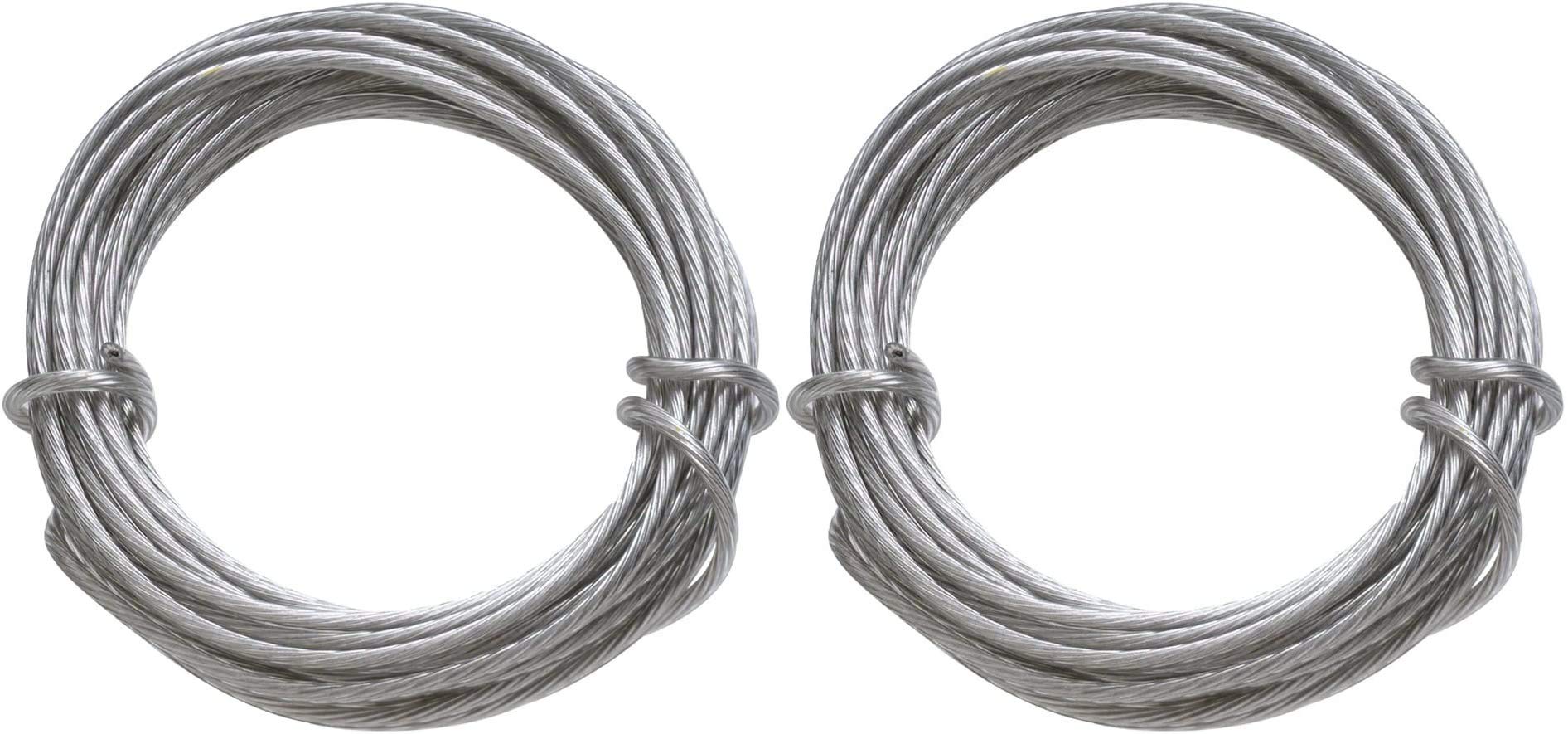 Coated Stainless Steel Gallery Wire - 2 Pack -1