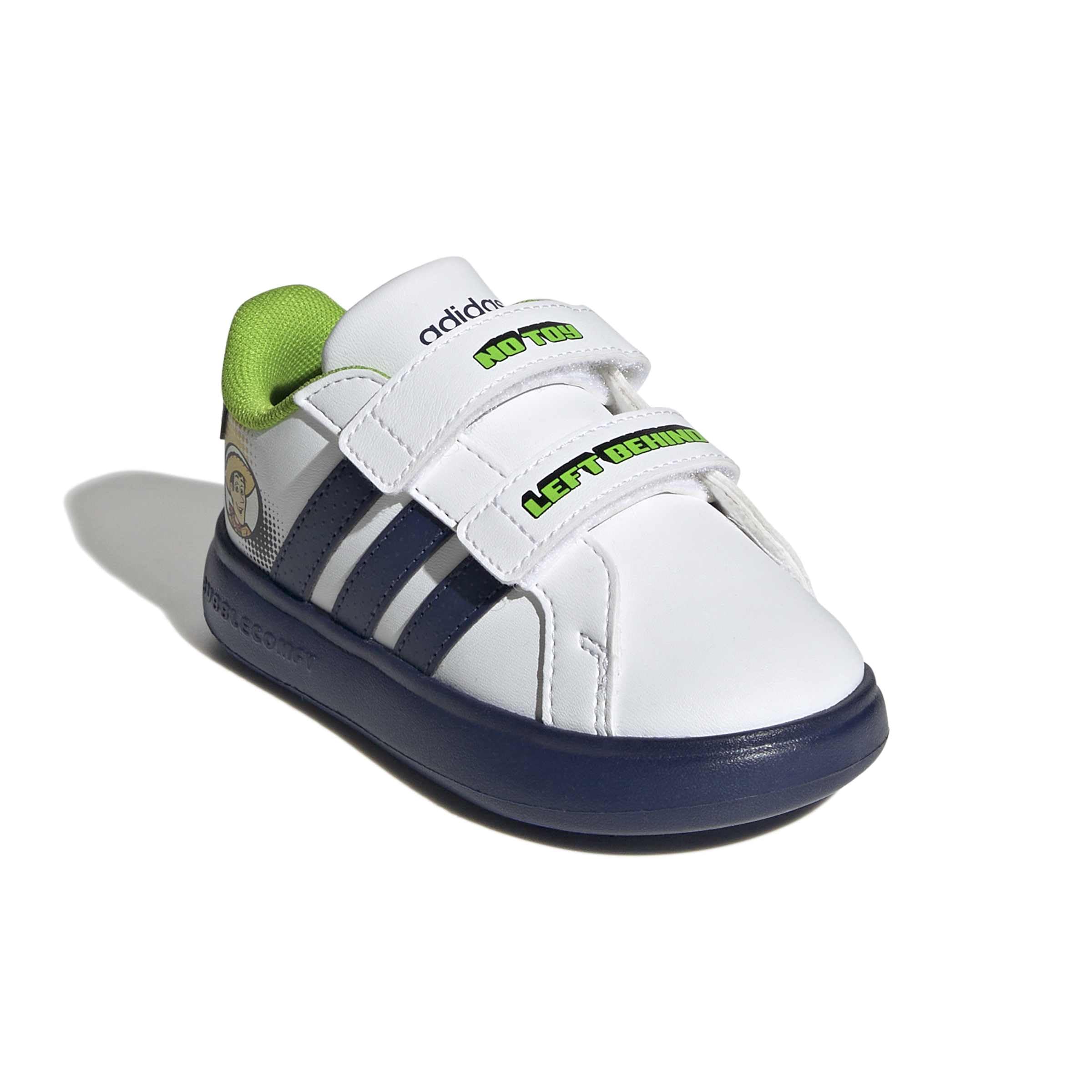 adidas Mixte bébé Pixar Toy Story Grand Court 3.0 Bubble Infants Shoes, FTWR White/Dark Blue/Off White