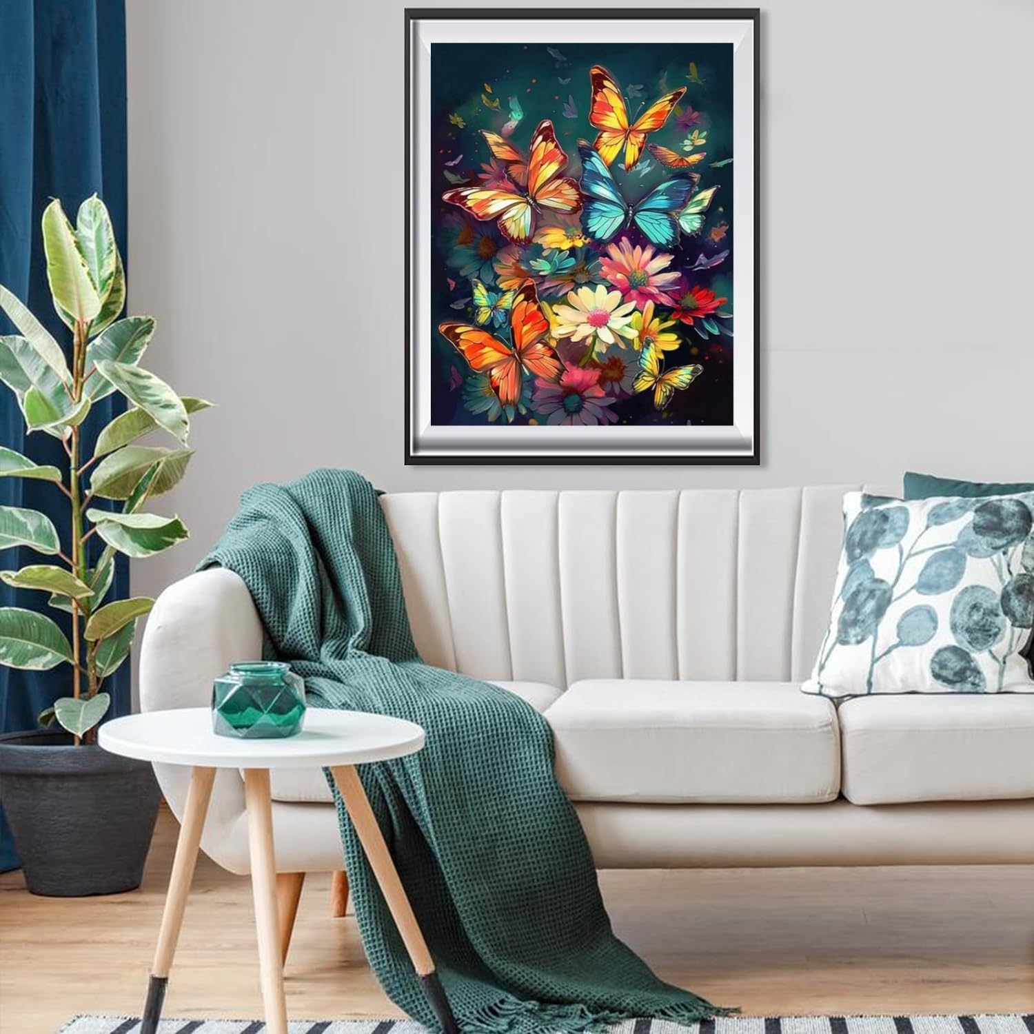 vooiceofco Peinture Numero Adulte,Peinture par Numero Adulte,Peinture Numero Enfant,DIY Peinture Acrylique pour Adultes débutants Facile sur Toile ,40×50 cm sans Cadre-E02
