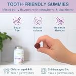 Igennus Methylated Gummy multivitamine pour enfants, Vitamines sans sucre pour enfants B12 & Vitamine D, Saveur de baies naturelles, Vegan, Âge 4+, 90 Gummies, fabriquées au Canada