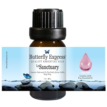 Le Sanctuary Essential Oil Blend 10ml - 100% Pure - by Butterfly Express
