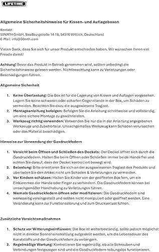 Miniatura 10 de Lifetime caja de almacenamiento para terraza