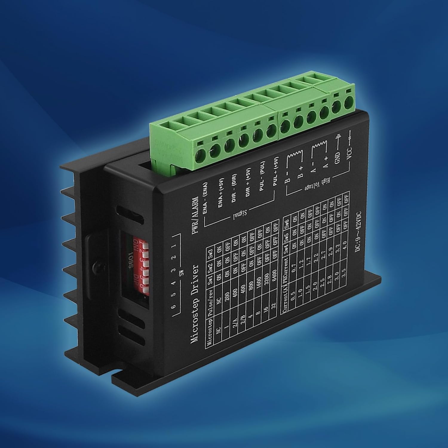 Stepper Motor Driver TB6600 4A 9-42V Nema 17 Stepper Motor Driver CNC Controller Single Axes Phase Hybrid for CNC/42 57 86 Stepper Motor (TB6600-3pcs)