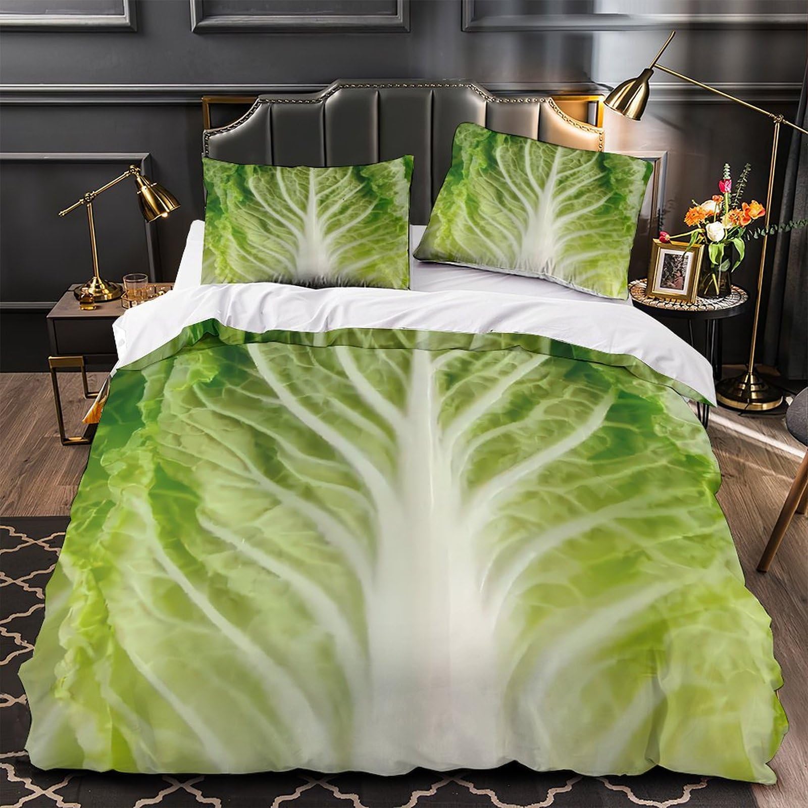 Housse de couette 260x220 Bouledogue Français avec fermeture éclair pour lit grand format