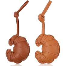 2PCS Croissant Keychain,Croissant Bag Charm