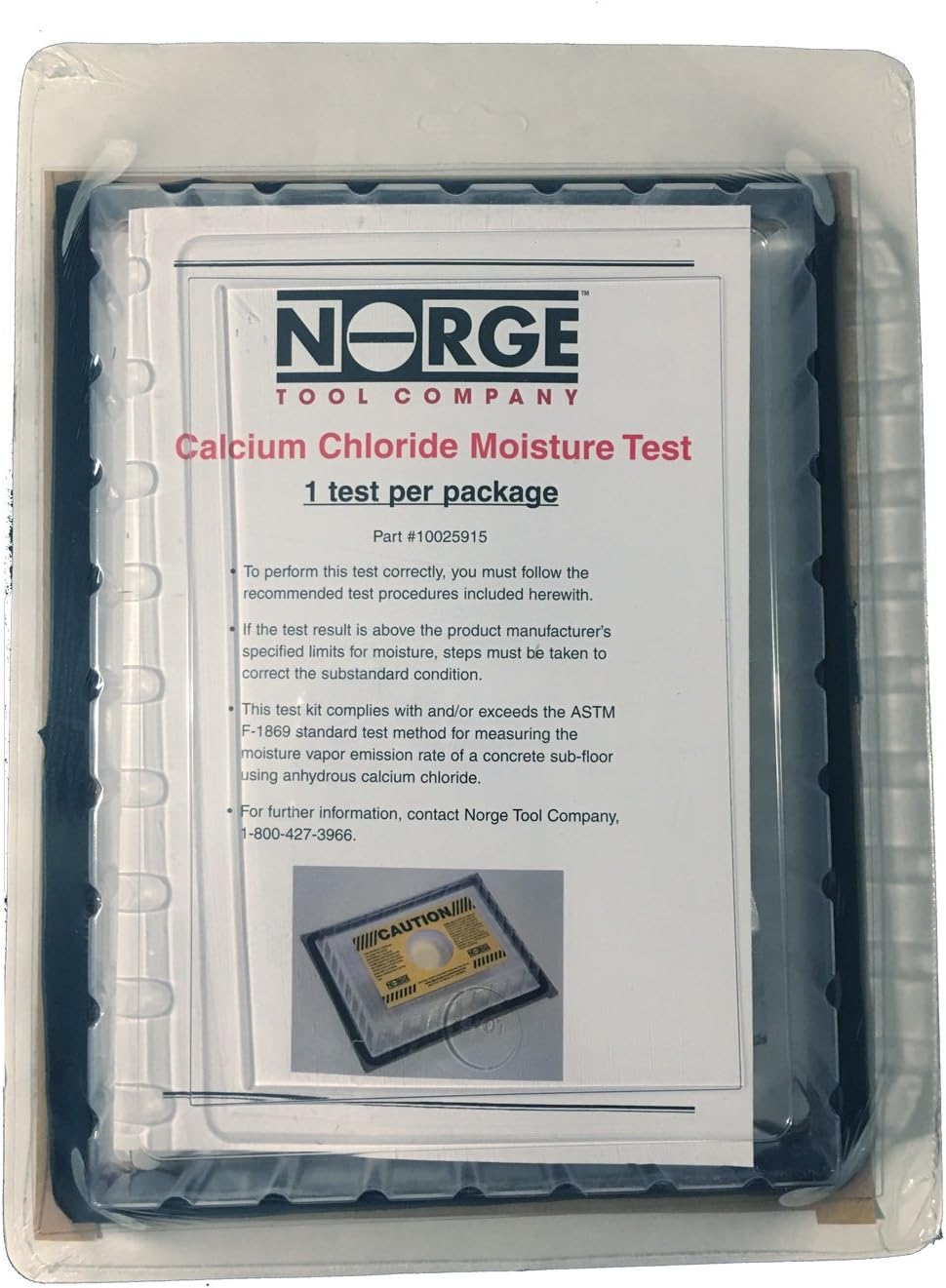 Calcium Chloride Test Kit - Moisture Test + PH Test Strip