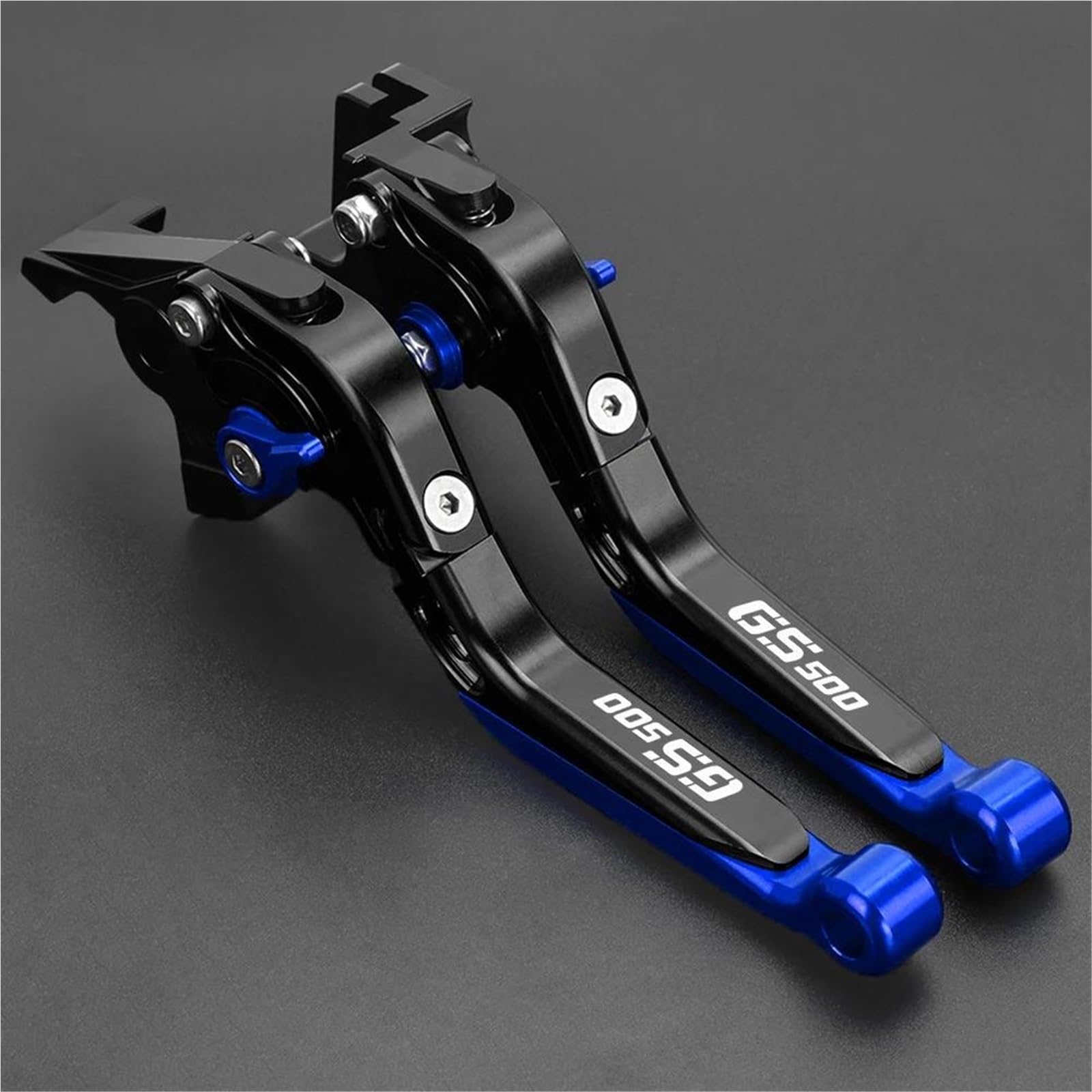 Manetas De Freno Y Embrague Con Puños Manillar Para SUZUKI GS500F GS 500F 500 F 2004-2009 Ajustables Contrapesos Manetas Freno Embrague Para Motocicleta Manillar