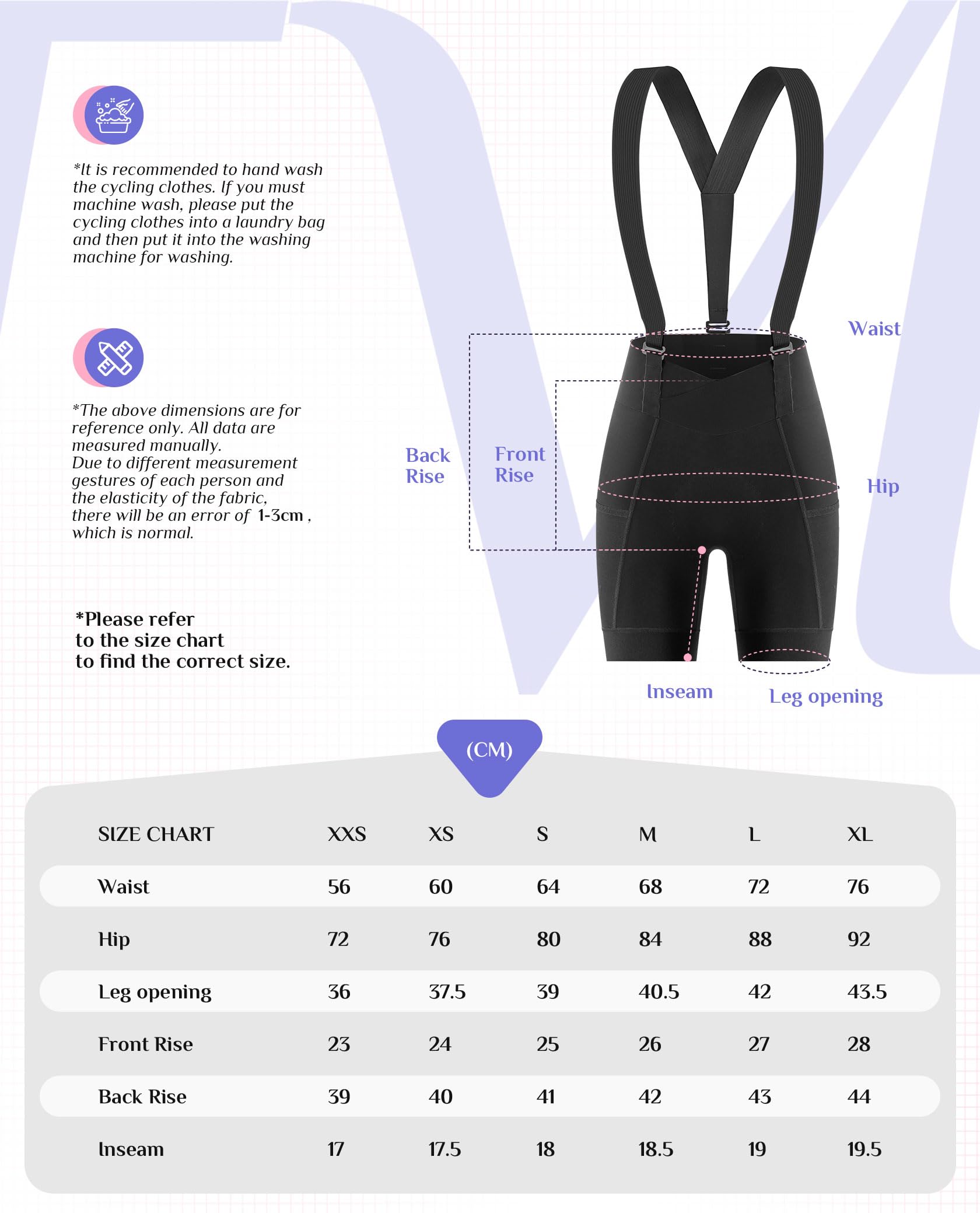 ROCKBROS TVI Pantaloni Ciclisti Donna, Pantaloncini Ciclismo Donna, Pantaloncini Bici a Imbottiti, Salopette da Bicicletta, Pantaloni MTB Corti Traspiranti, Abbigliamento Intimo Ciclismo, Nero