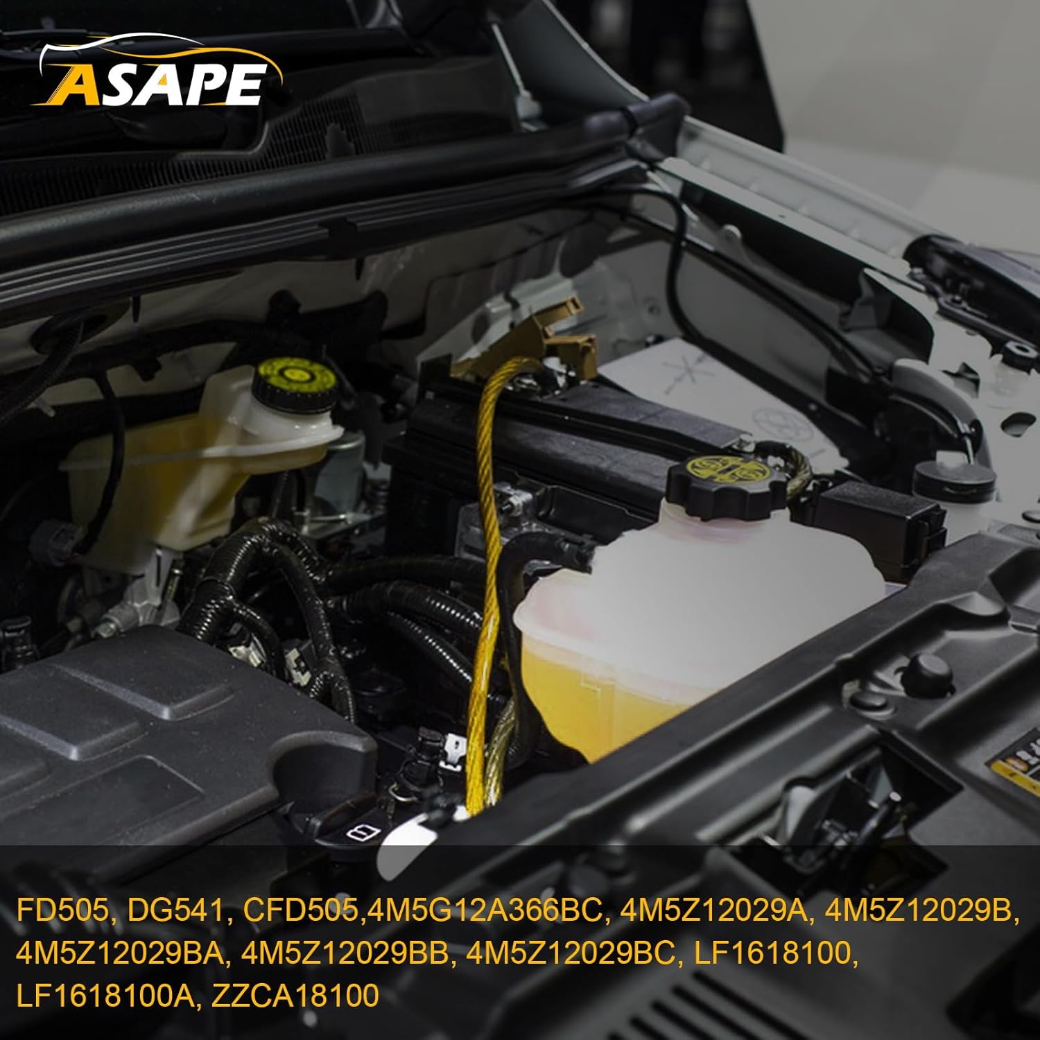 ASAPE Set of 4 Ignition Coil Pack with 4*Spark Plug Fit for 2005-2008 for Ford Escape 2.3L, 2005-2011 for Ford Focus 2.0L, 2010-2013 for Ford Transit Connect 2.0L, Replace FD505