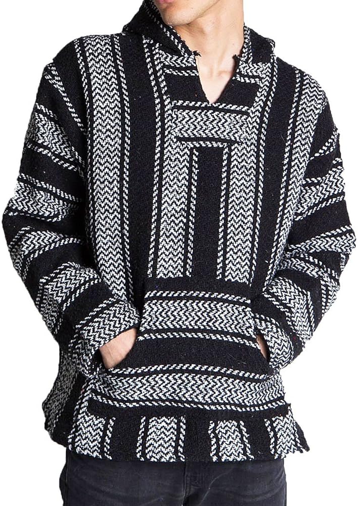 Baja Joe Unisex Striped Woven Pullover 