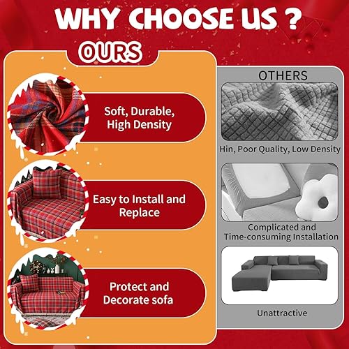 Miniatura 186 de HANDONTIME fundas de sofá beige para sofá, fundas boho de jacquard y corduroy para perros, funda de sofá de felpilla para perros, protector suave