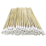 500 PCS 6 Long Cotton Swabs with Bamboo Handle for Makeup, Gun Cleaning or Pets Care