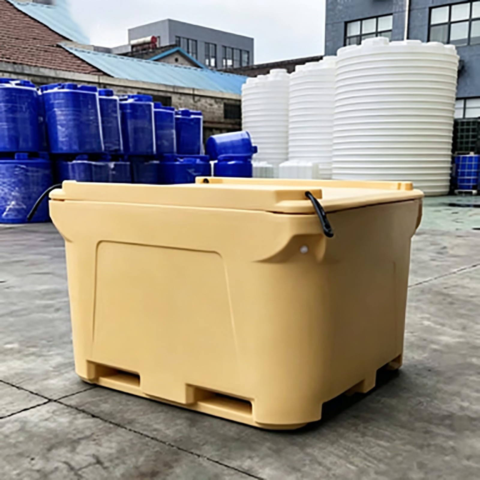 JOSOGO Insulated Box, Portable Cooler Box, Waterproof Thermal Container for Food Drinks Outdoor Camping Picnic(C)