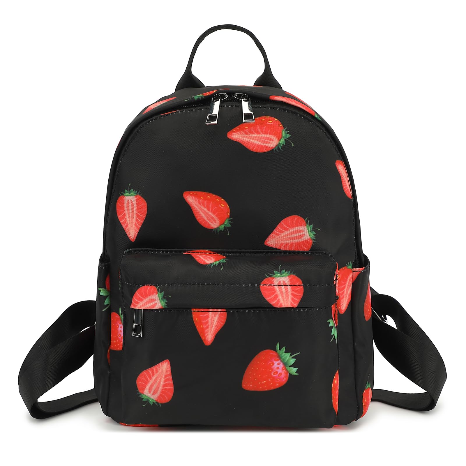 Mimfutu Strawberry Girls Mini Backpack, Small Backpacks Purse for Women Teens Kids School Travel