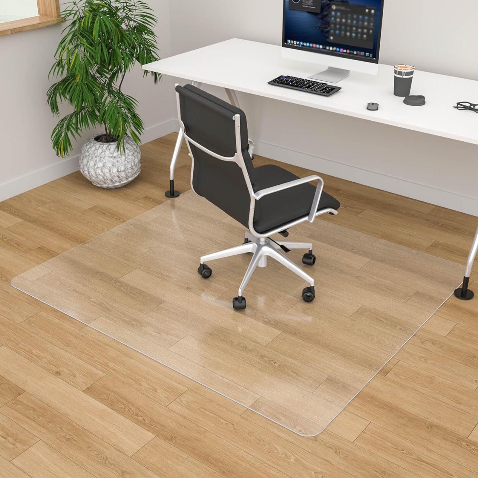 Desk Chair Mat Non Slip Large Office Chair Mats Clear Floor Protector Mat 40 54 60 64 90