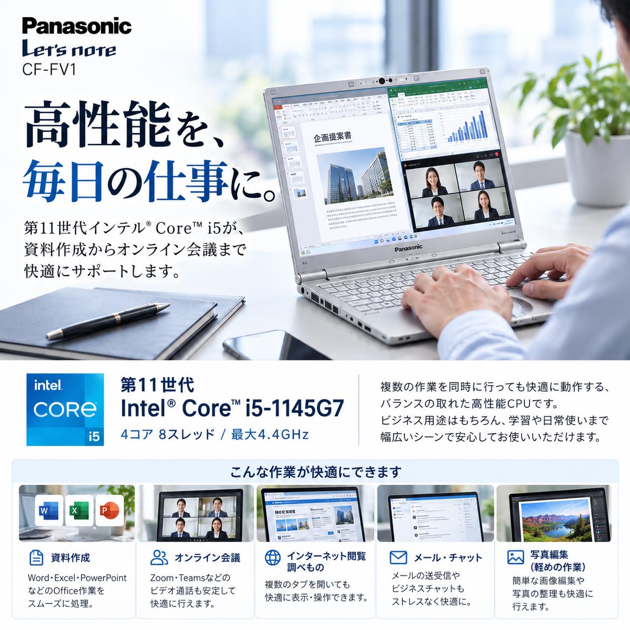 Amazon.co.jp: 【整備済み品】 Let's Note CF-FV1 / 14インチ / ノート