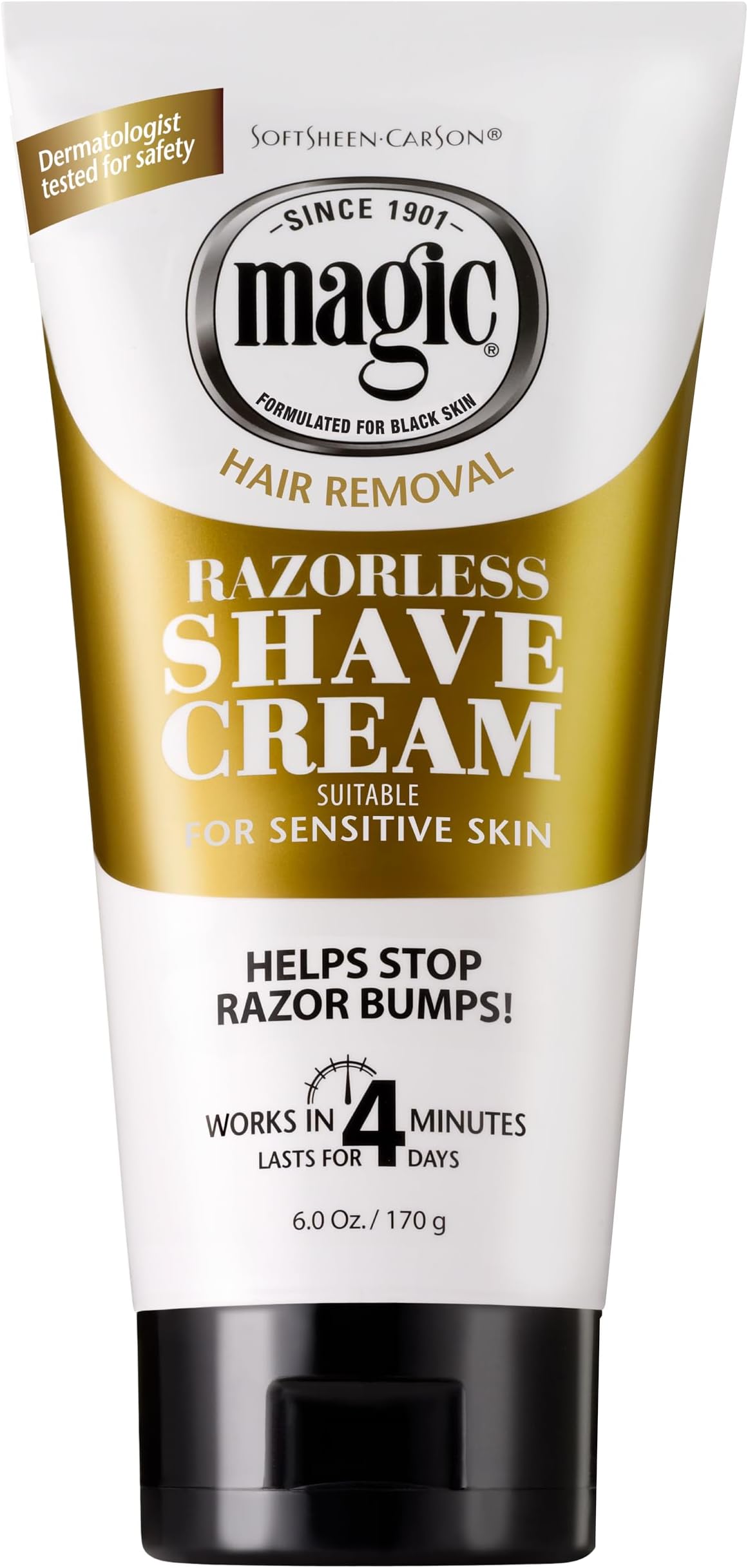 Magic Smooth Razorless Hair-Removing Cream 6oz/170g
