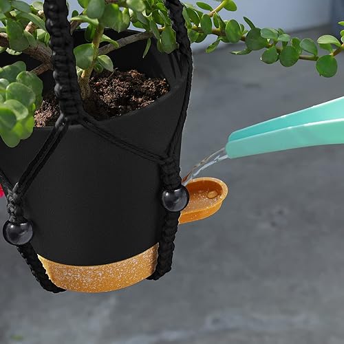 Miniatura 6 de GARDIFE Macetas colgantes para plantas de interior, 5 piezas de cestas colgantes para decoración bohemia del hogar, soporte de macramé para plantas,