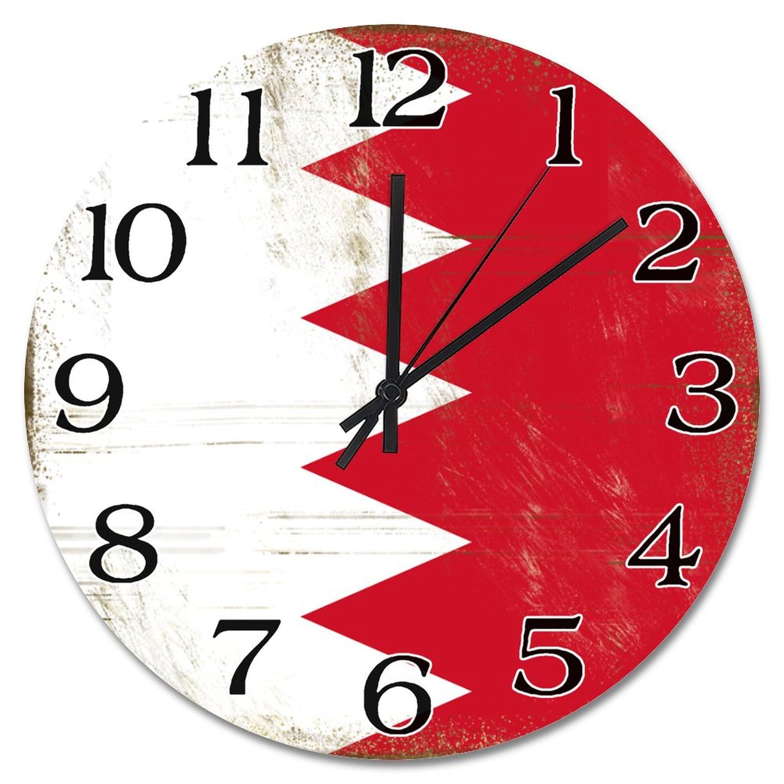 Horloge murale Bahreïn décoration rustique idée cadeau originale