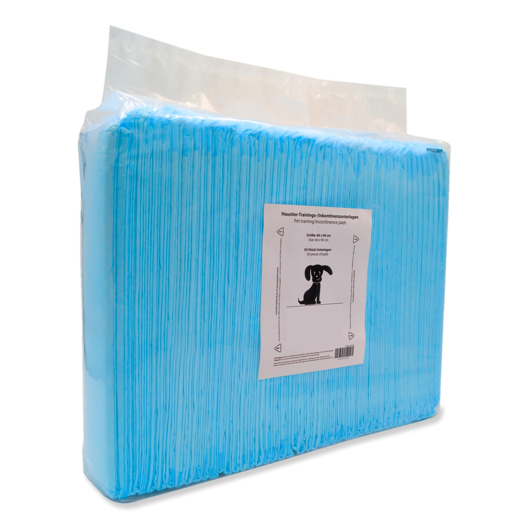 Trendisland Pack of 400 Dog Training Pads, 60 x 90 cm, Puppy Pads & Puppy Pads, Absorbent & Waterproof, Incontinence Pads for Large Dogs, Cats & Care