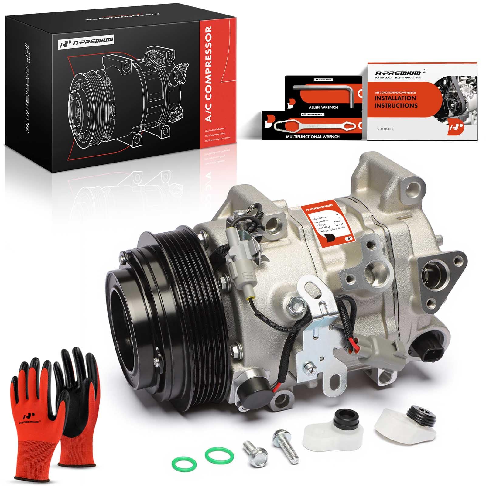 Amazon.com: A-Premium Air Conditioner AC Compressor with Clutch