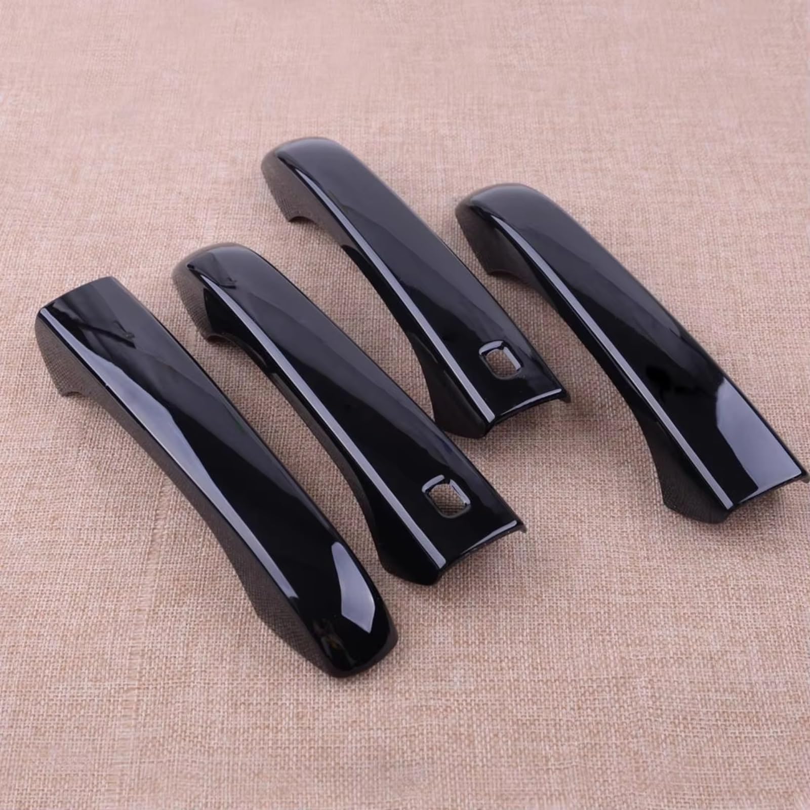 Qdzvalumv One Color Car Door Handles Cover Shell Compatible With Jeep For Grand For Cherokee 2011-2019 Car Exterior Door Handle Cover Trim Protector Set