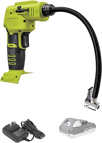 Miniatura 10 de Auto Joe - Kit de compresor 24V-AJC-LTE de aire portátil inalámbrico IONMAX de 24 voltios con batería de 2.0 Ah, cargador, bolsa de almacenamiento