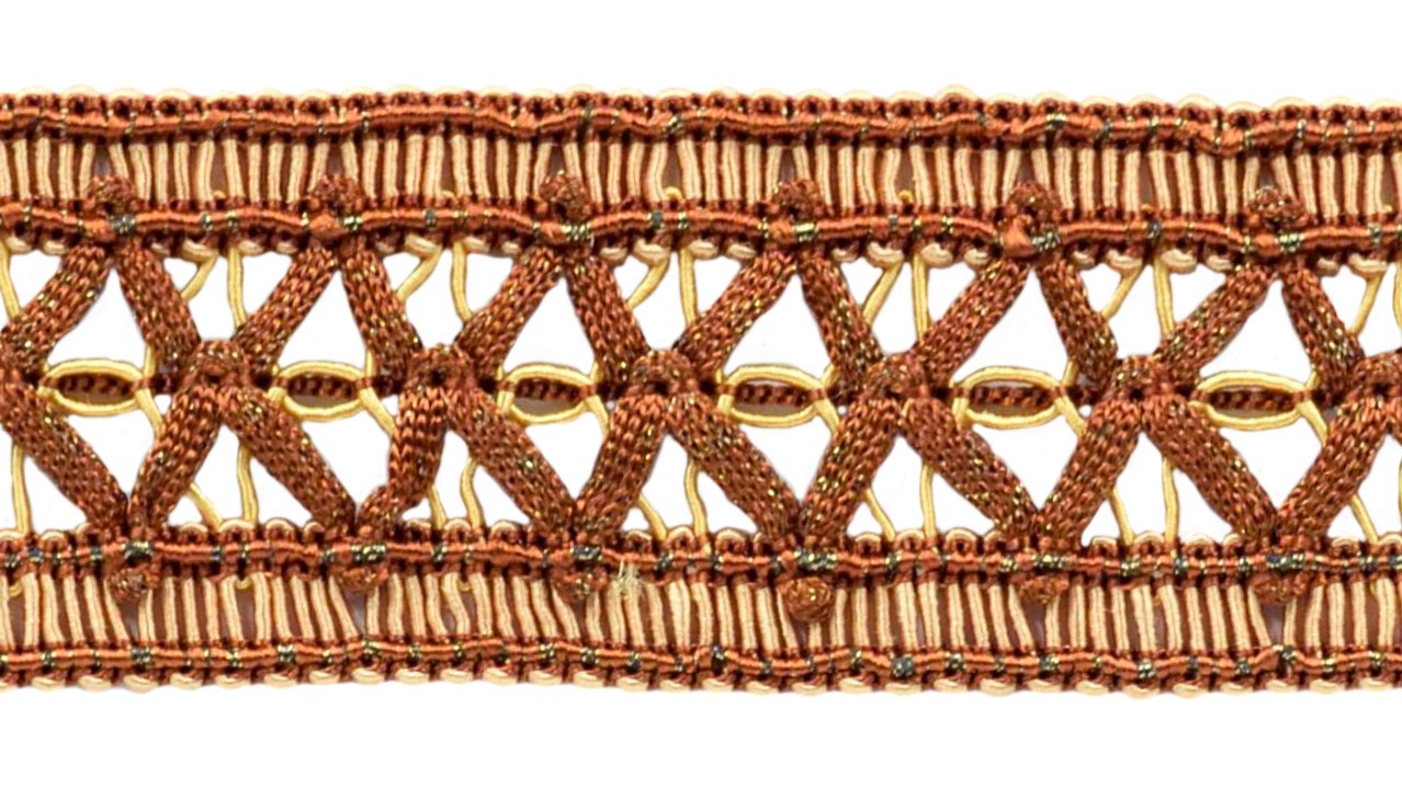 Gimp Braid Trim Noblesse Collection 0150HG Marron Caramel 12,5m