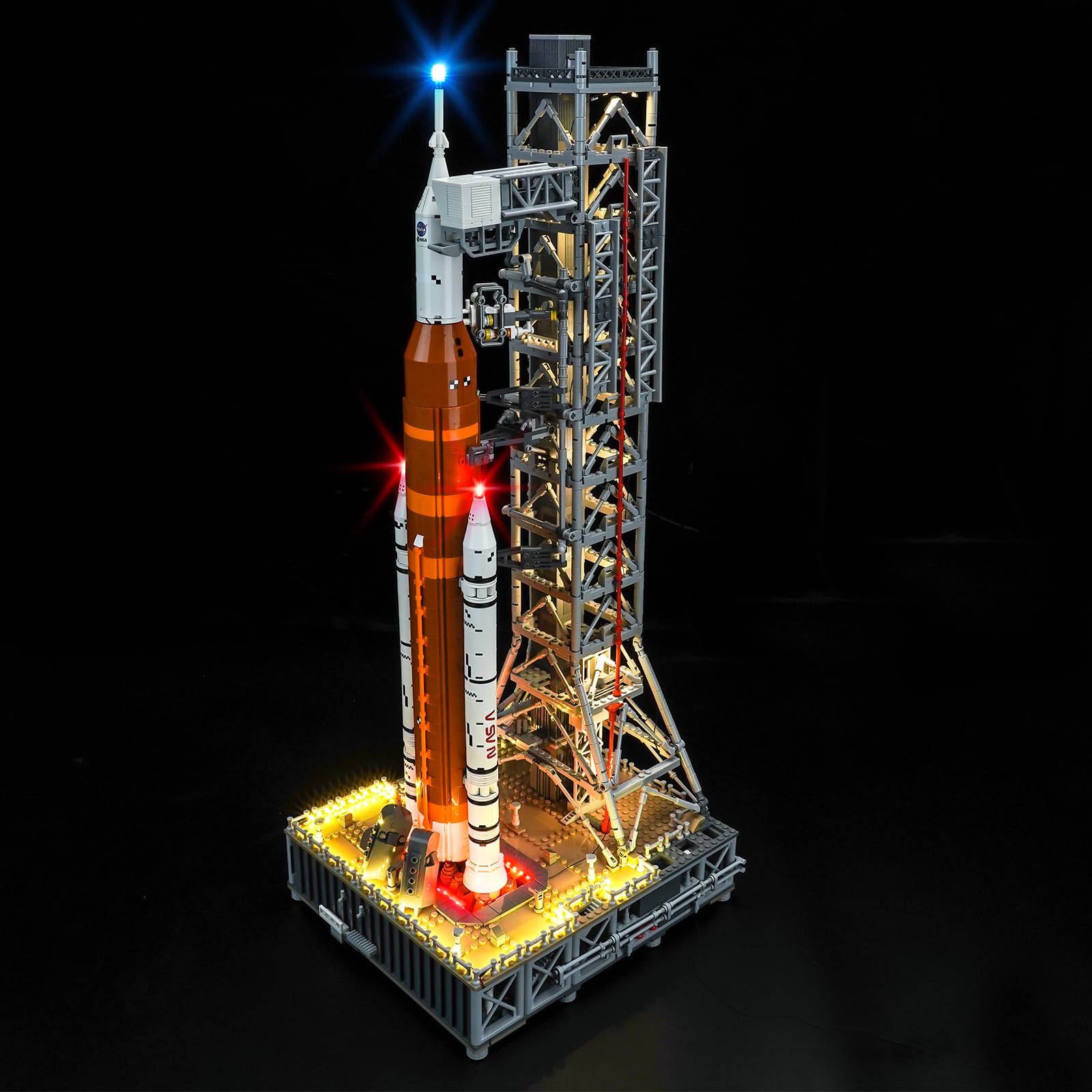 Photo 1 of Hilighting Upgraded Led Light Kit Compatible with Lego NASA Artemis Space Launch System Building Set, Lights Decoration Compatible with Lego 10341 (Model Not Included)