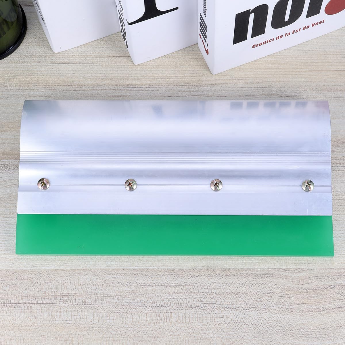 DOITOOL Rubber Squeegee Verschleißfeste Siebdruckrakel Mit Aluminiumgriff Für DIY Siebdruck Und Textilanwendungen Zufällige Farben Für Kreative Projekte