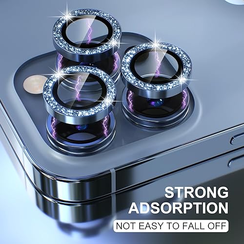 Miniatura 142 de Choiche Protector de lente de cámara compatible con iPhone 14 Pro/iPhone 14 Pro Max, protector de pantalla de vidrio templado 9H, accesorios