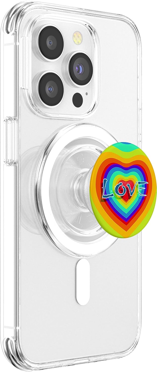 Rainbow PopSocket Love Pride Pop Socket for Phone Rainbow PopSockets MagSafe PopGrip for iPhone