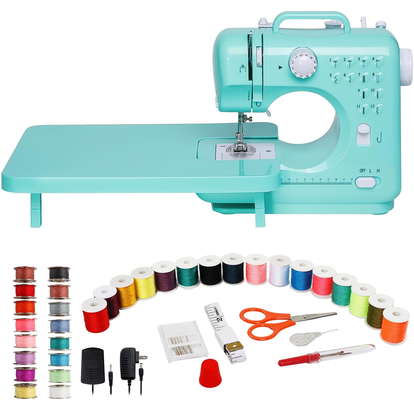 Photo 1 of ***MISSING PARTS***Sewing Machine for Beginners with Extension Table, Mini Sewing Machine Kit