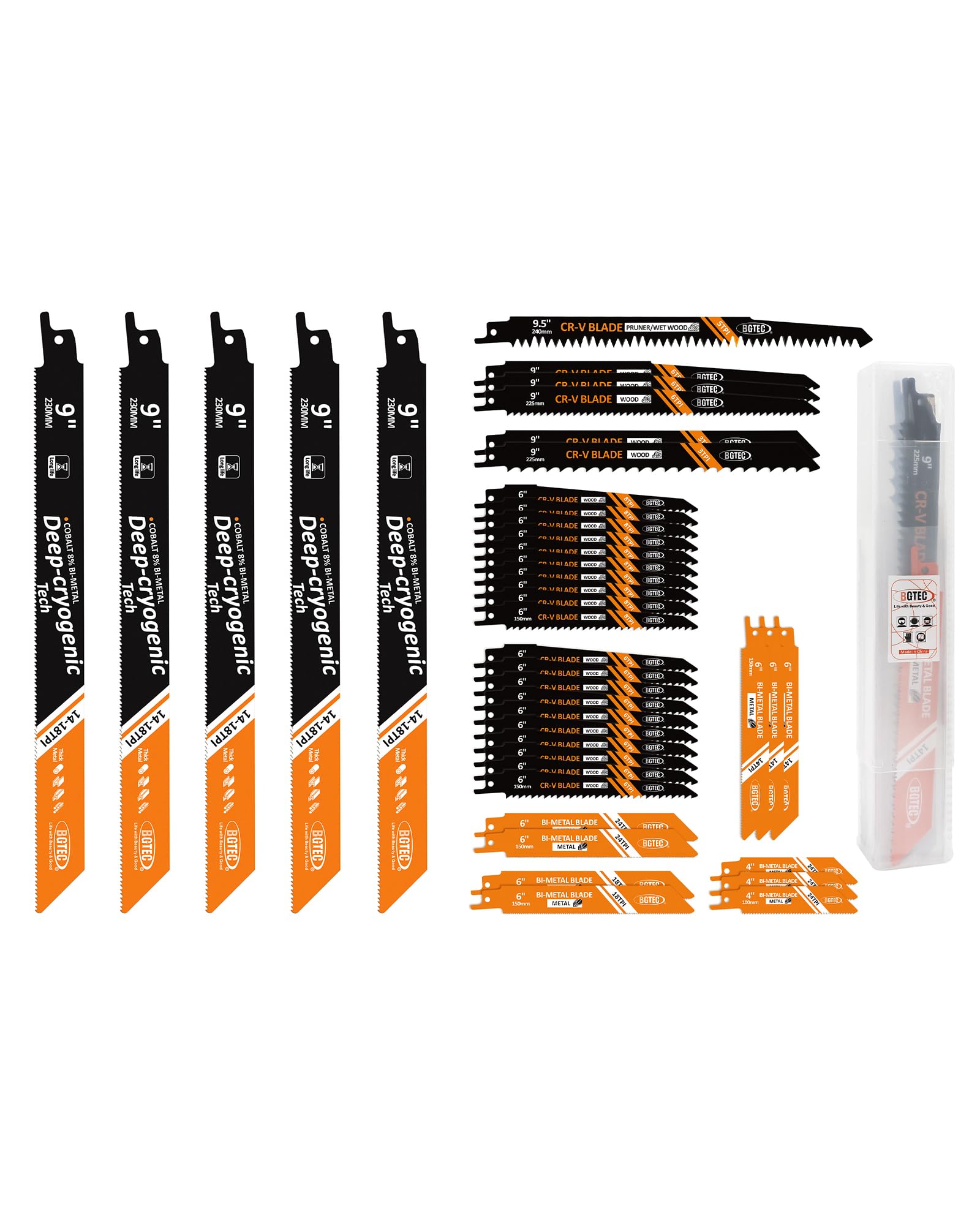 BGTEC Hojas de Sierra Alternativa 41 Piezas para Metal