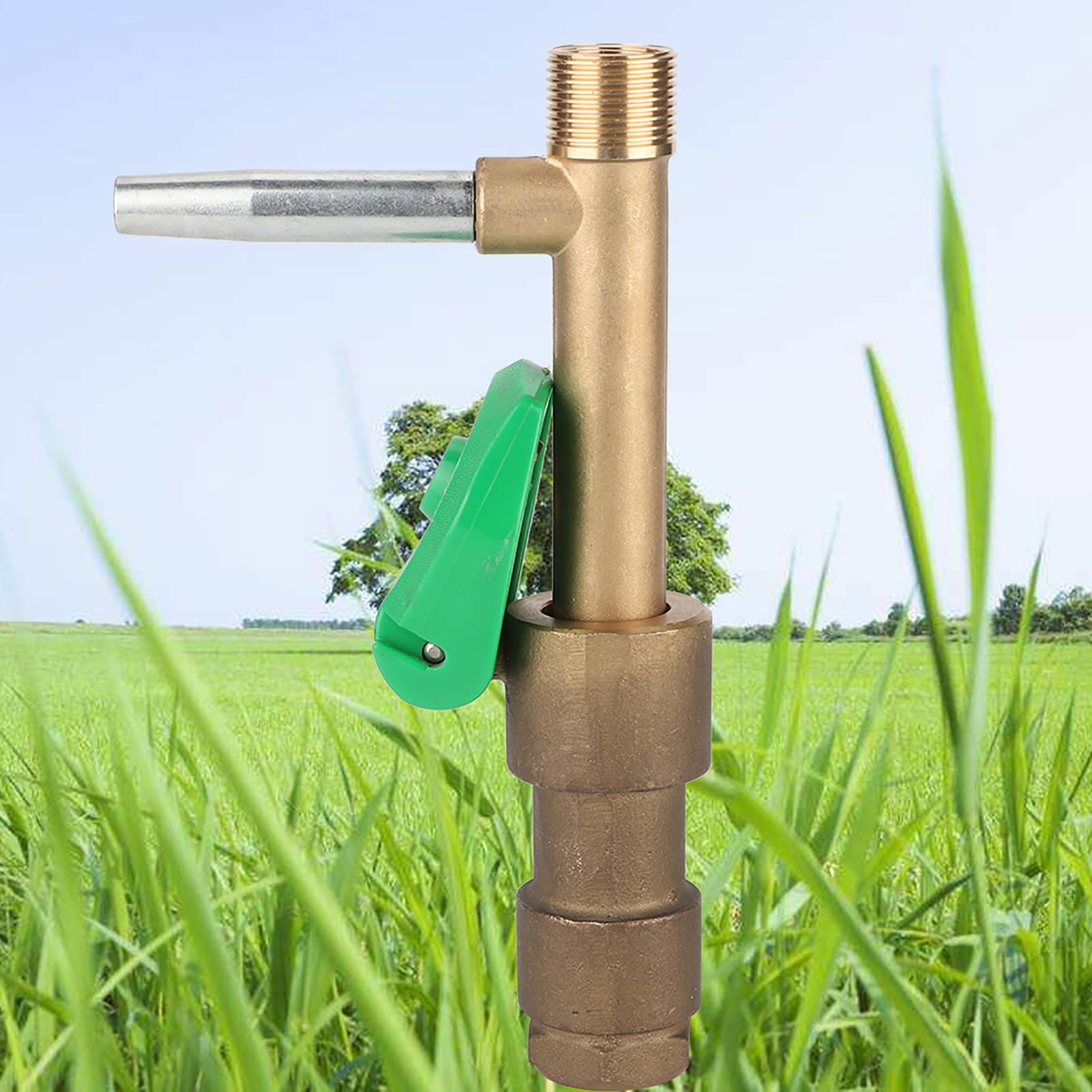Llave de válvula de conexión rápida para riego de jardín, Rosca Hembra G1 Pulgadas con Cubierta Protectora
