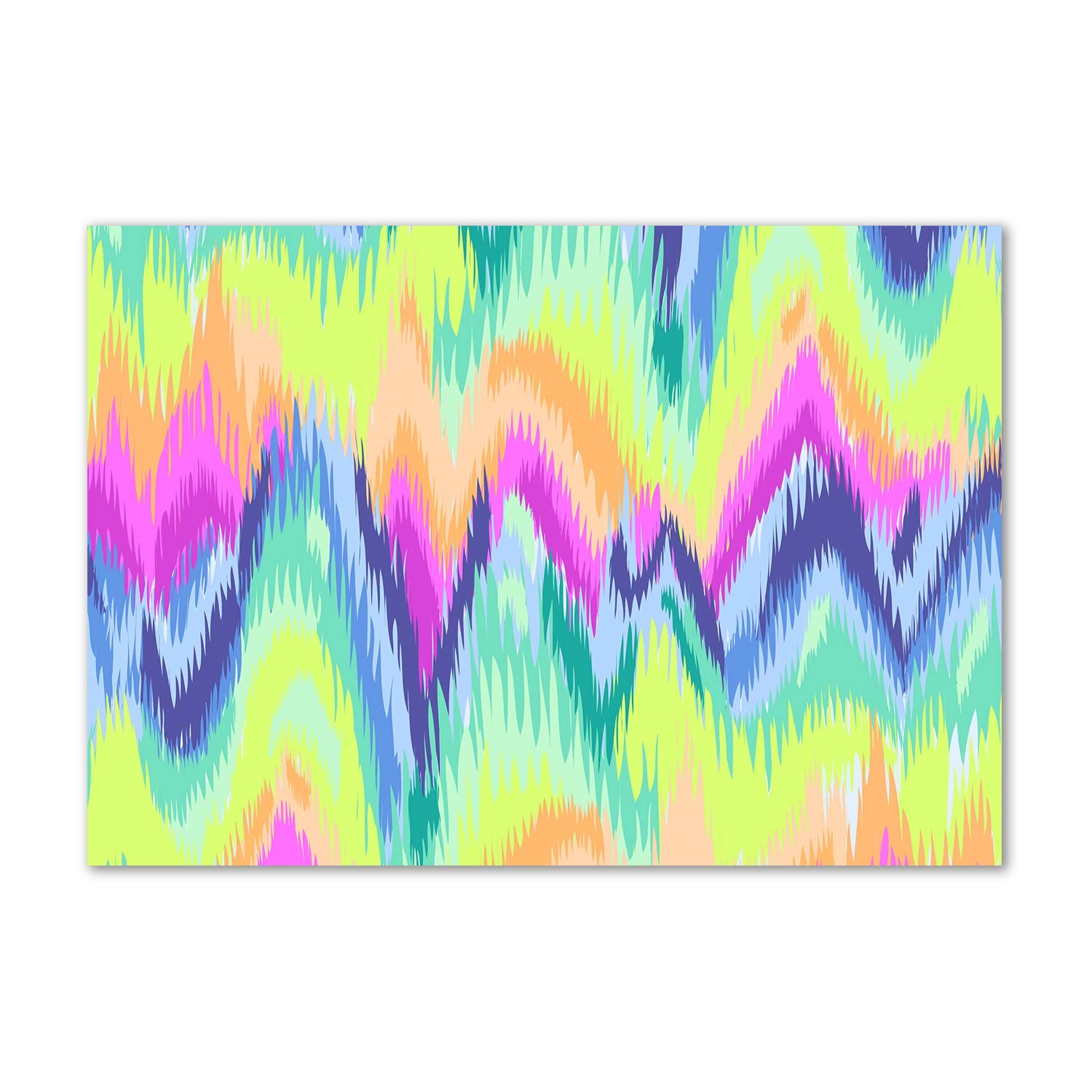 Impression acrylique plongeurs fond arc-en-ciel tableau plexiglas décoratif