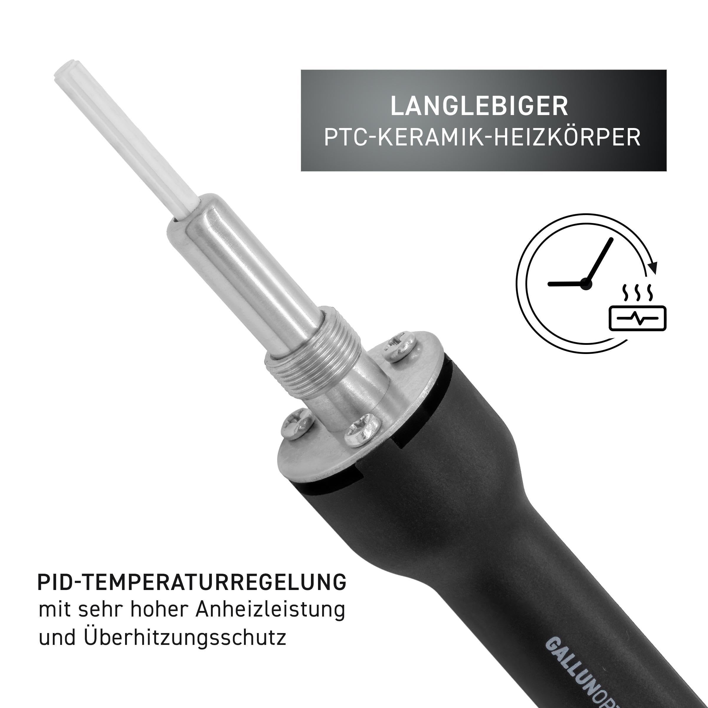 Temperatur geregelter Lötkolben – 150 Watt, 80° - 480°C, mit LCD-Display – temperaturgeregelt, mit Kalibrierfunktion, 230V - GOSprint150